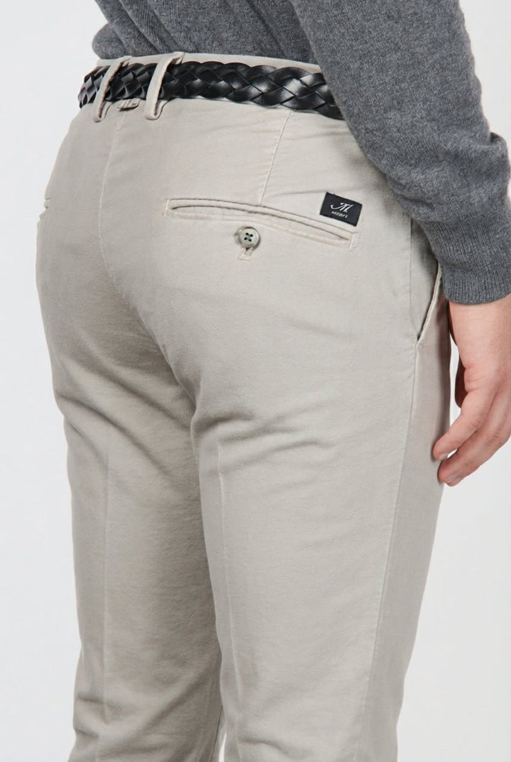 MASON'S - Pantalon chino Torino en velours côtelé Gris - Lothaire