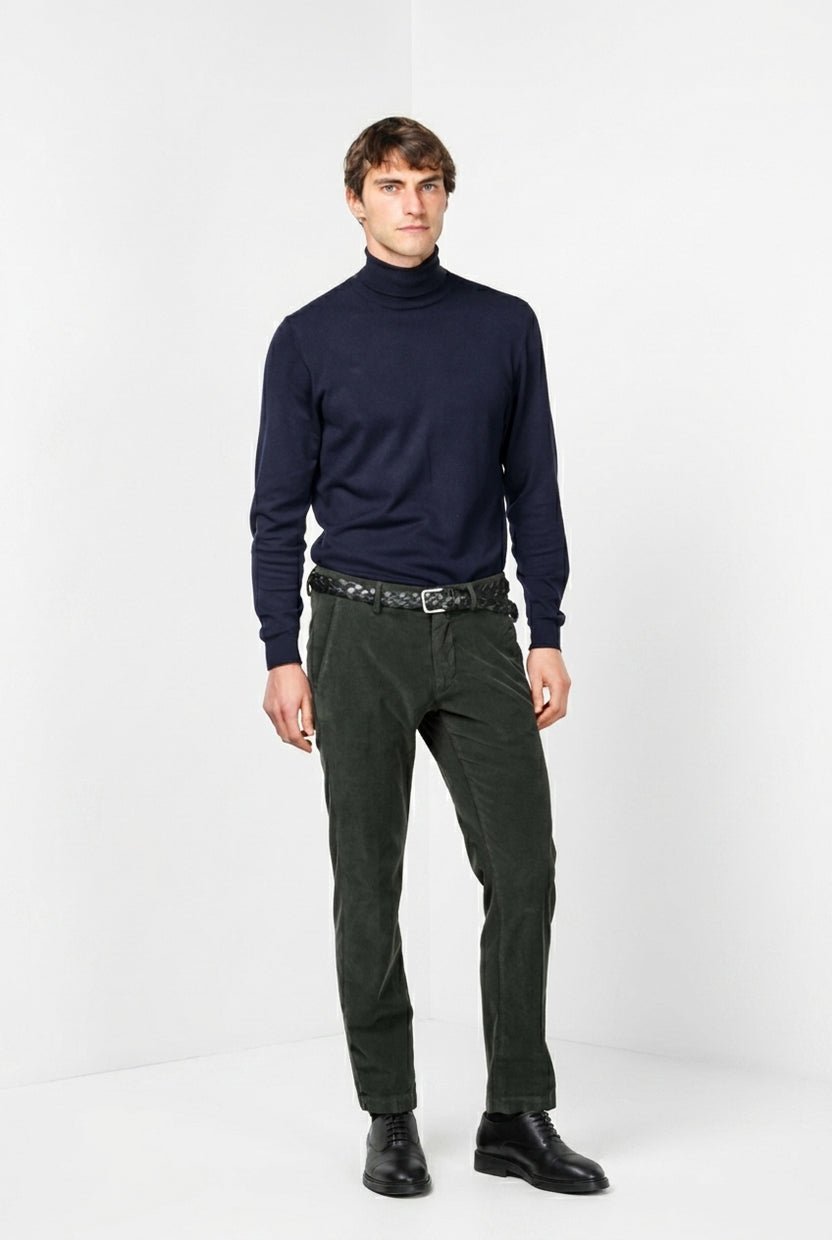 MASON'S - Pantalon chino Torino en velours côtelé Marron - Lothaire