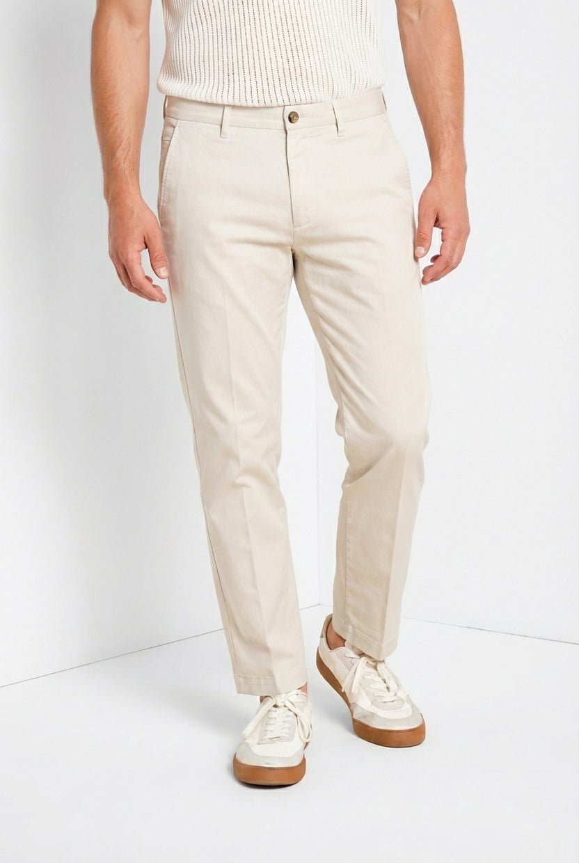 MASON'S - Pantalon chino Torino Flex Beige clair - Lothaire