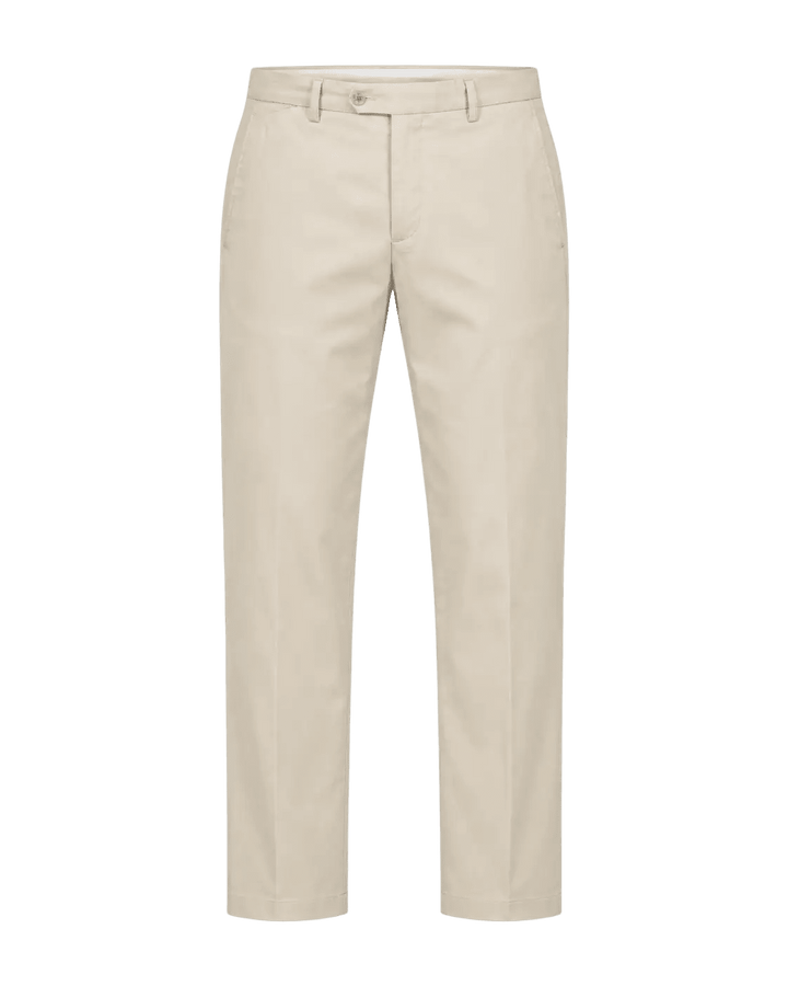MASON'S - Pantalon chino Torino Flex en satin stretch Écru - Lothaire