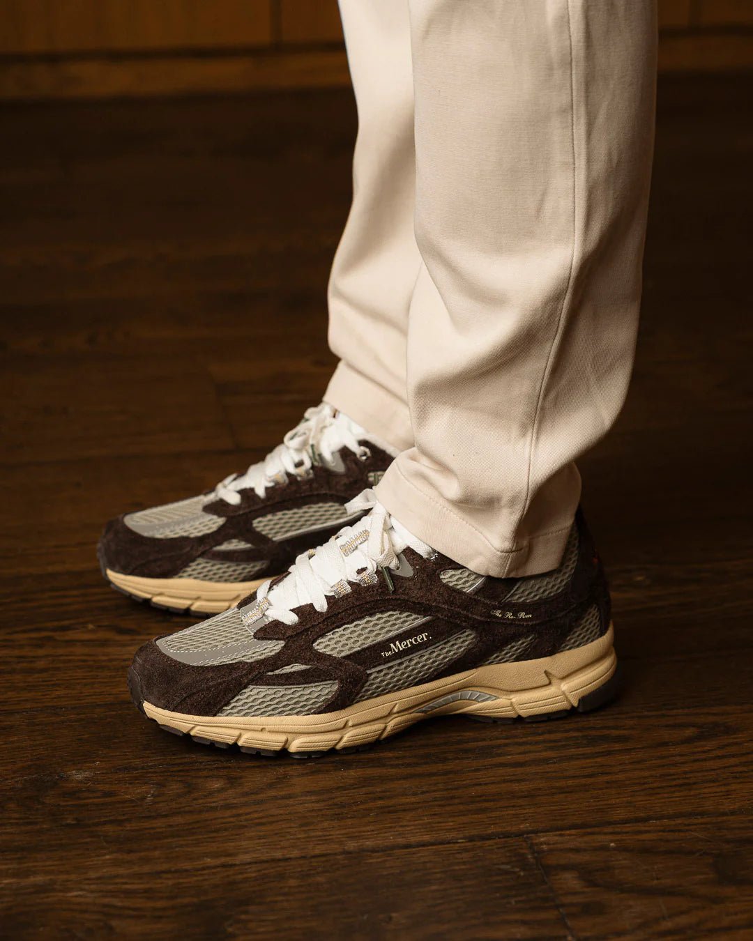 MERCER - Baskets Re-Run Americana Marron - Lothaire