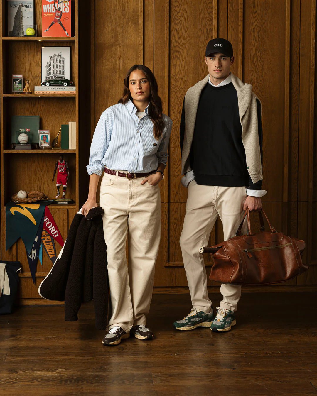 MERCER - Baskets Re-Run Americana Marron - Lothaire