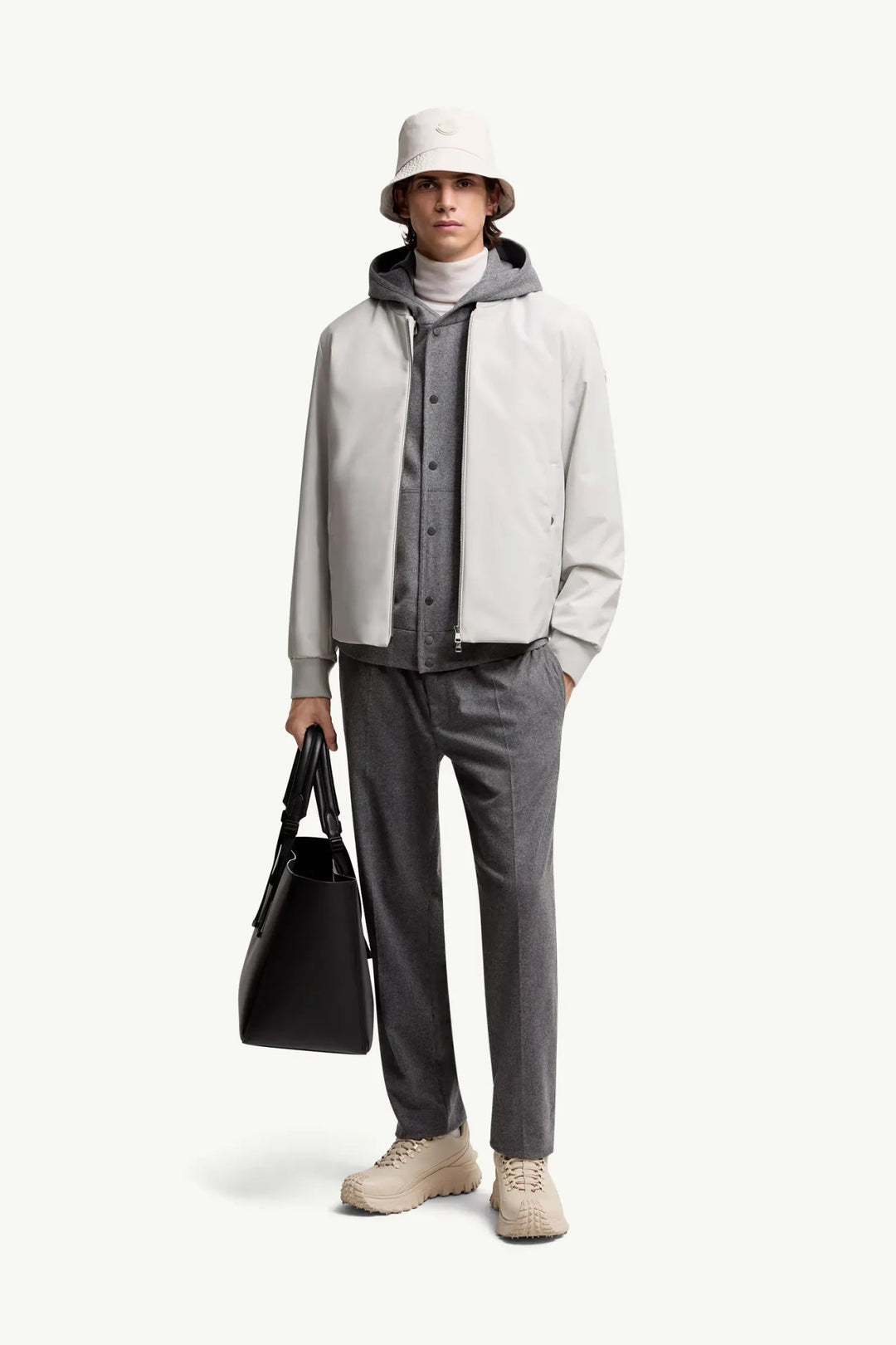 MONCLER - Bomber matelassé 3 - en - 1 Epinal gris - Lothaire