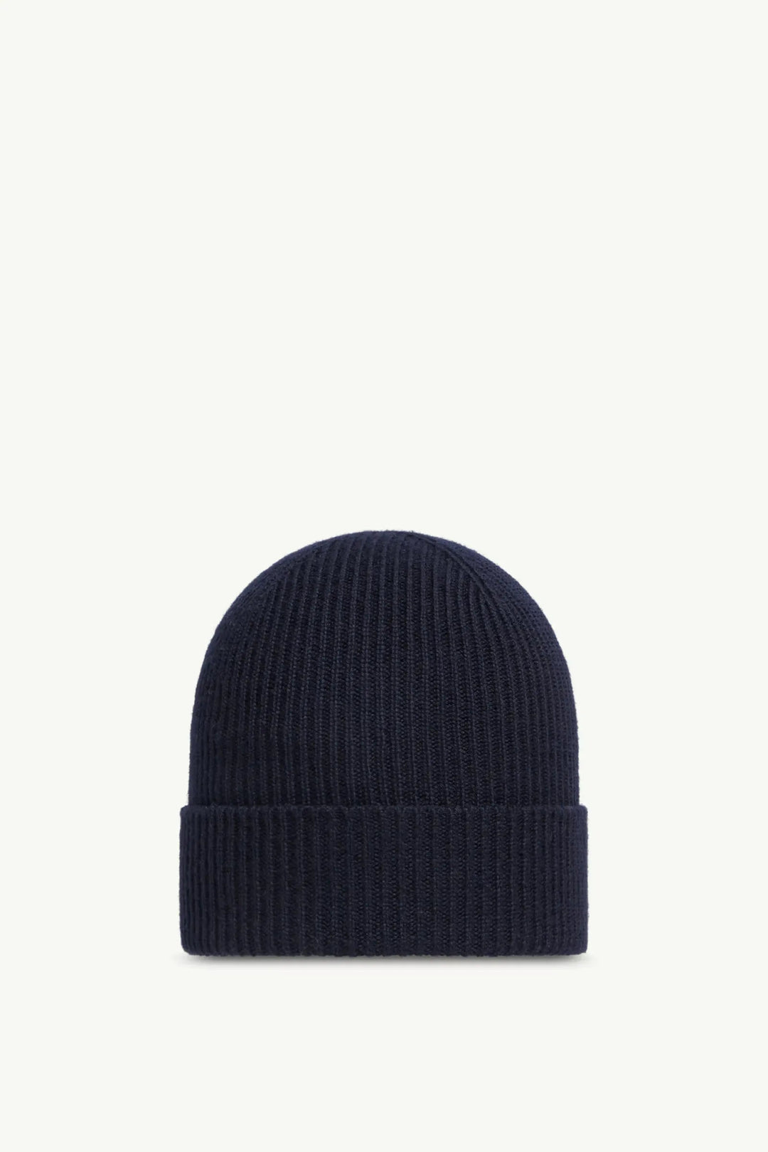 MONCLER - Bonnet en laine bleu marine - Lothaire