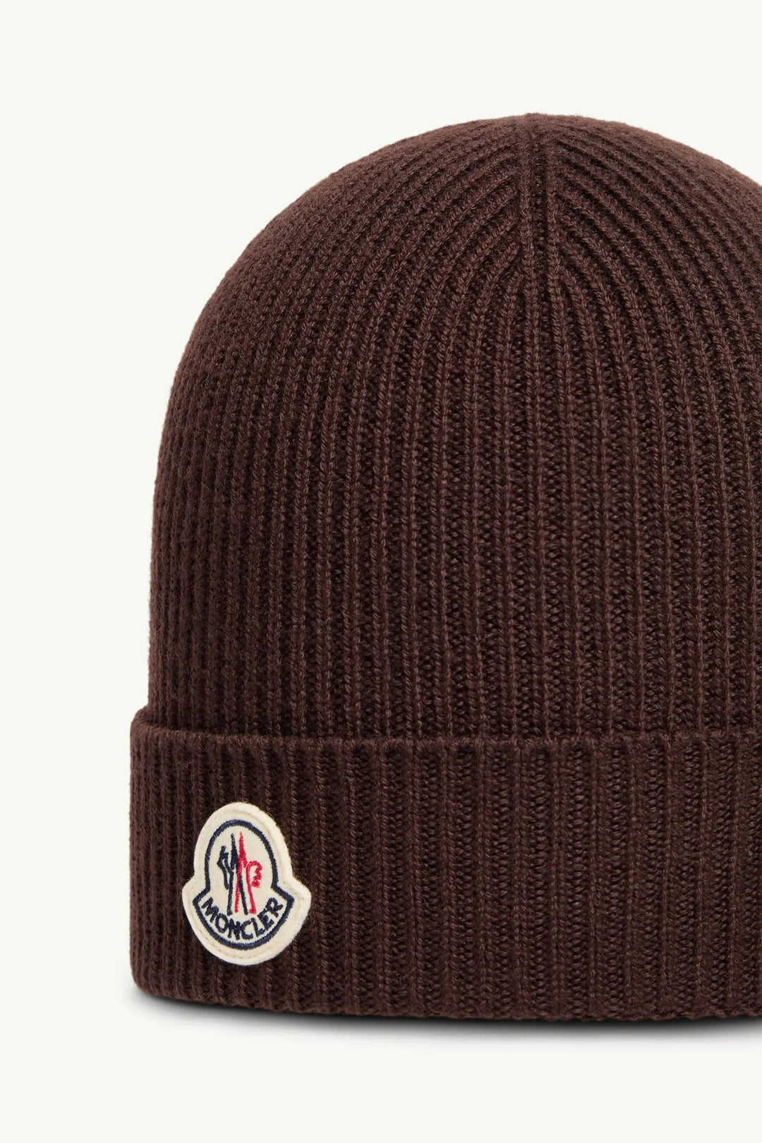 MONCLER - Bonnet en laine marron - Lothaire