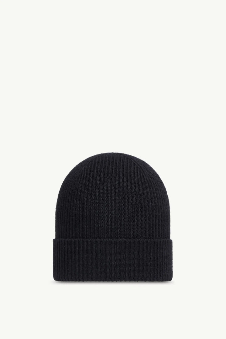 MONCLER - Bonnet en laine noir - Lothaire