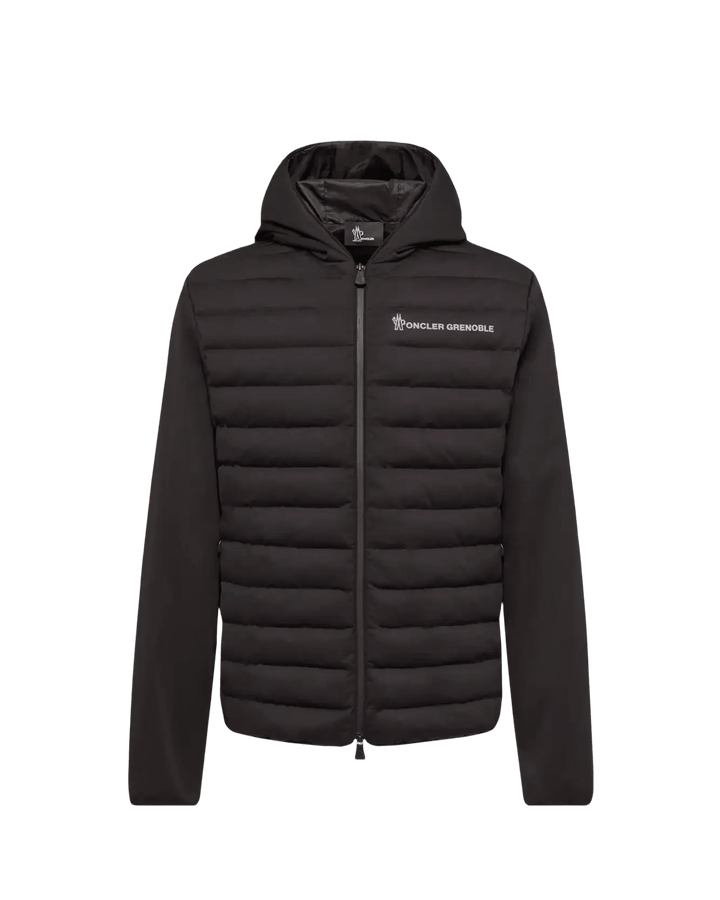 MONCLER - Cardigan zippé matelassé Noir - Lothaire