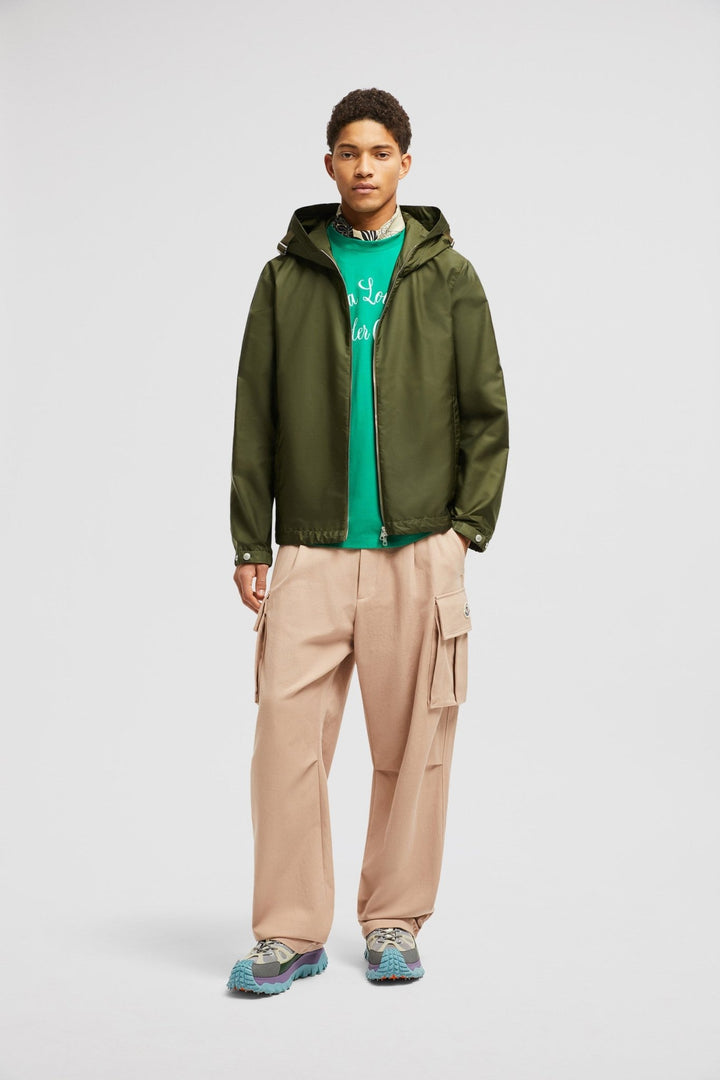 MONCLER - Coupe - vent Remoray à capuche vert - Lothaire