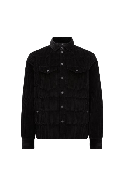 MONCLER - DOUDOUNE - CHEMISE GELT CÔTELÉE Noir - Lothaire
