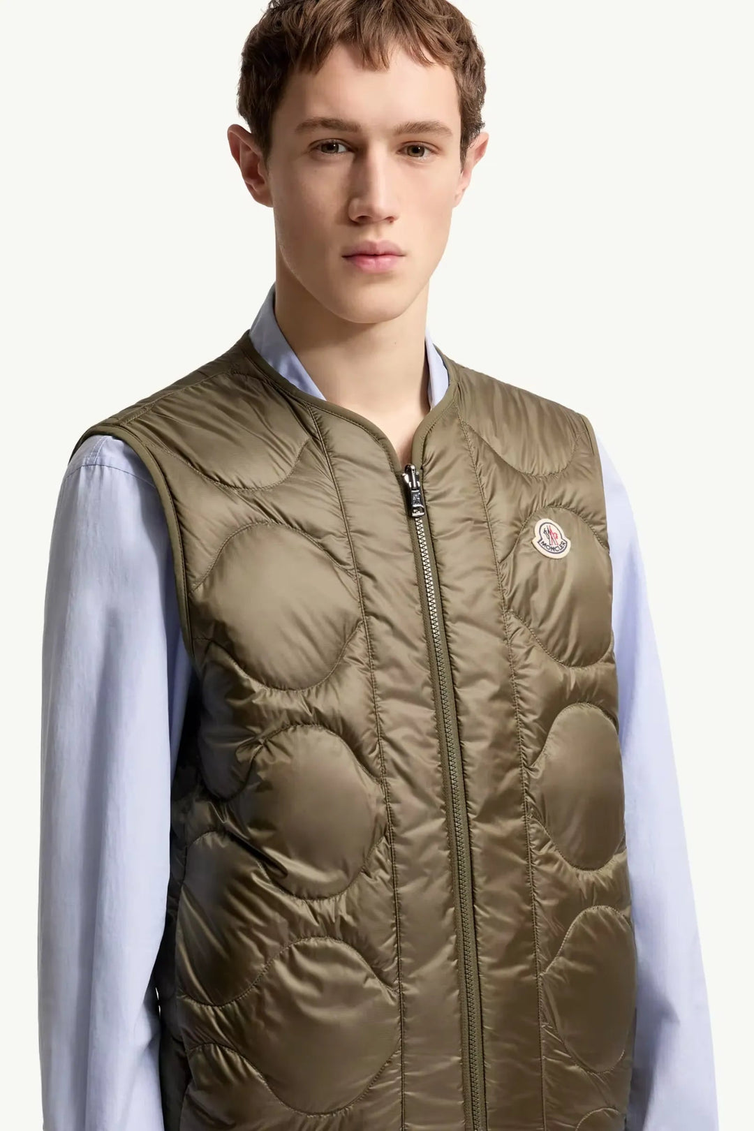 MONCLER - Doudoune - chemise réversible 3 - en - 1 Roquille Olive - Lothaire