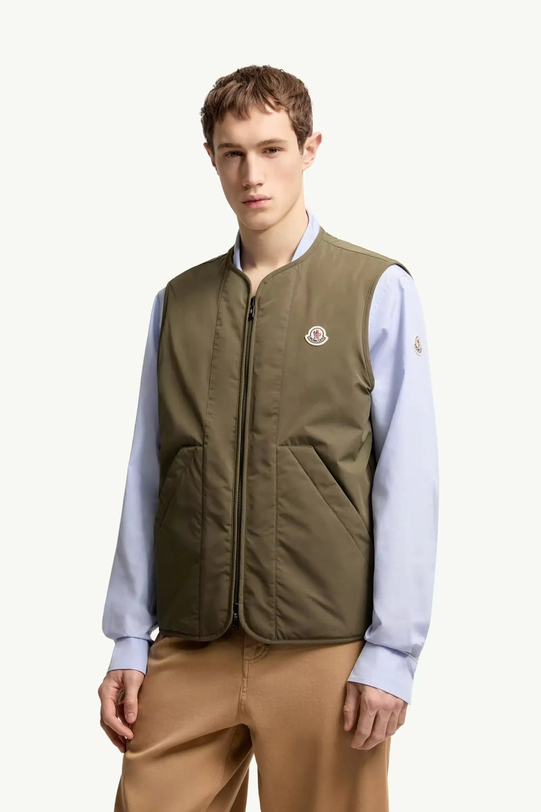 MONCLER - Doudoune - chemise réversible 3 - en - 1 Roquille Olive - Lothaire