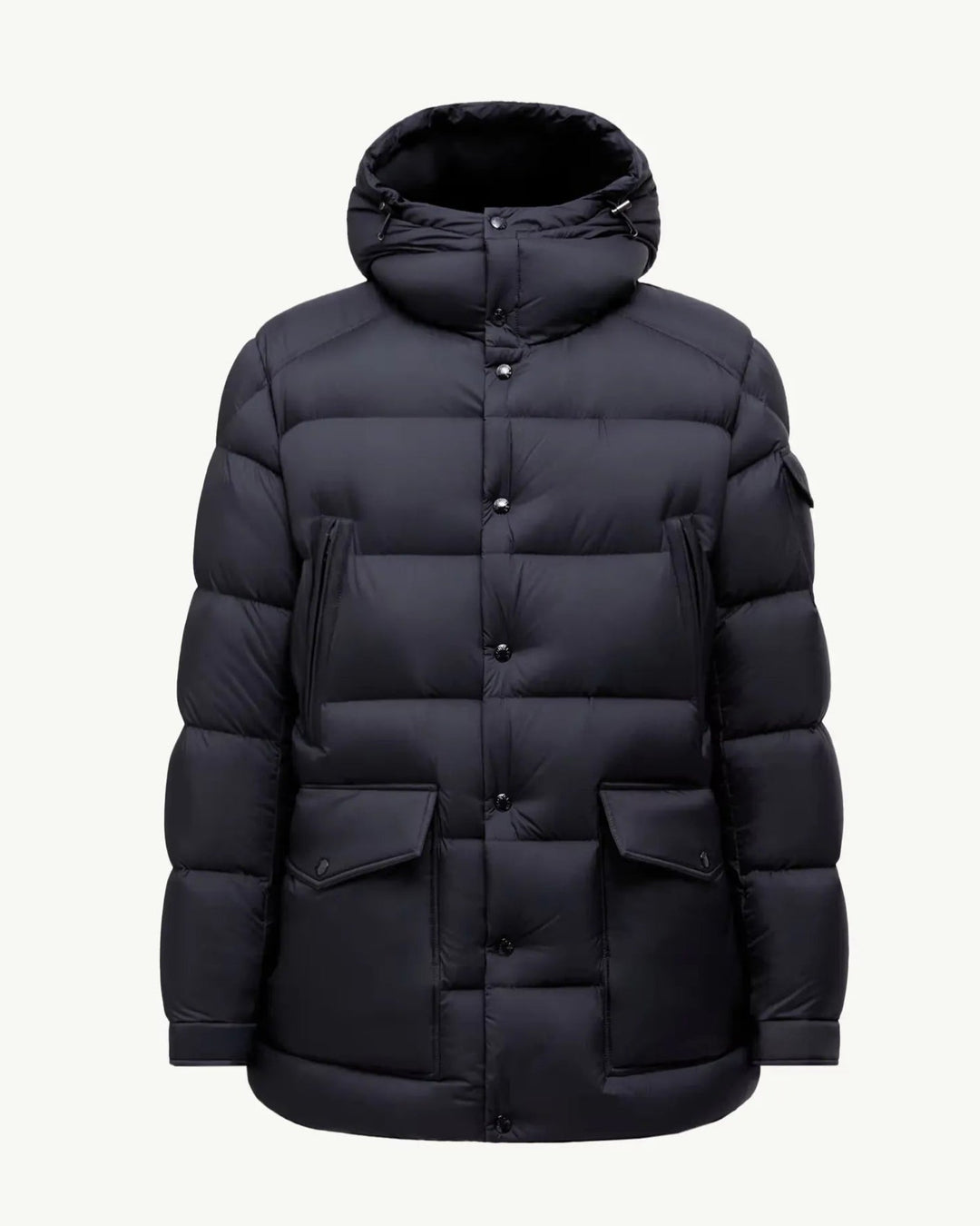 MONCLER - Doudoune courte à capuche Bretagne bleu - Lothaire
