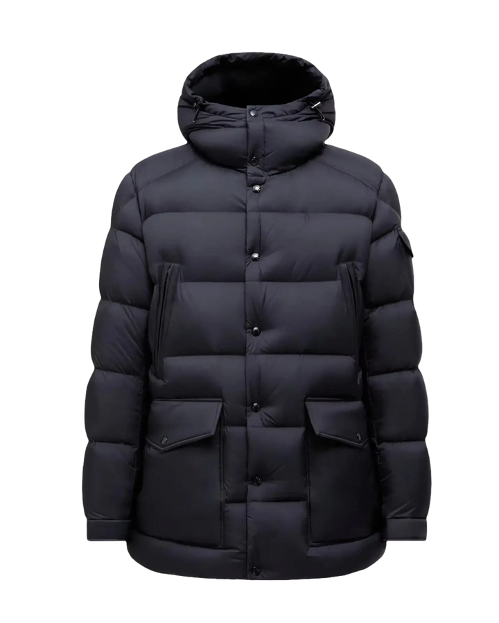 MONCLER - Doudoune courte à capuche Bretagne bleu - Lothaire