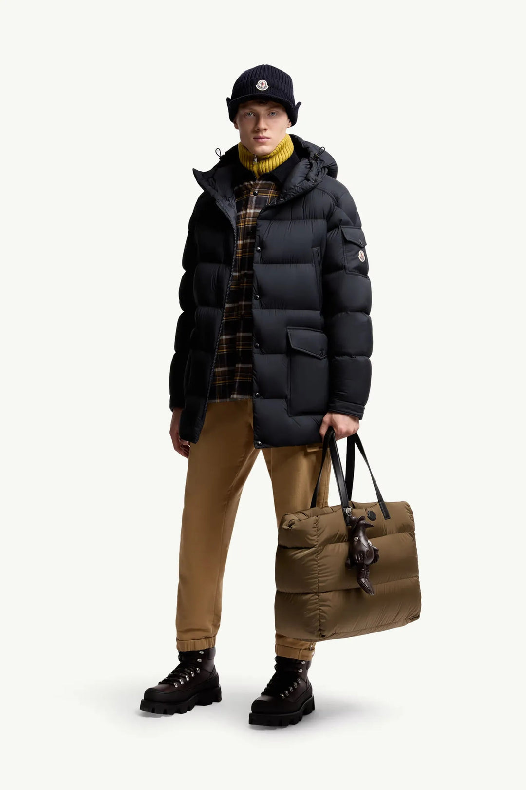 MONCLER - Doudoune courte à capuche Bretagne bleu - Lothaire