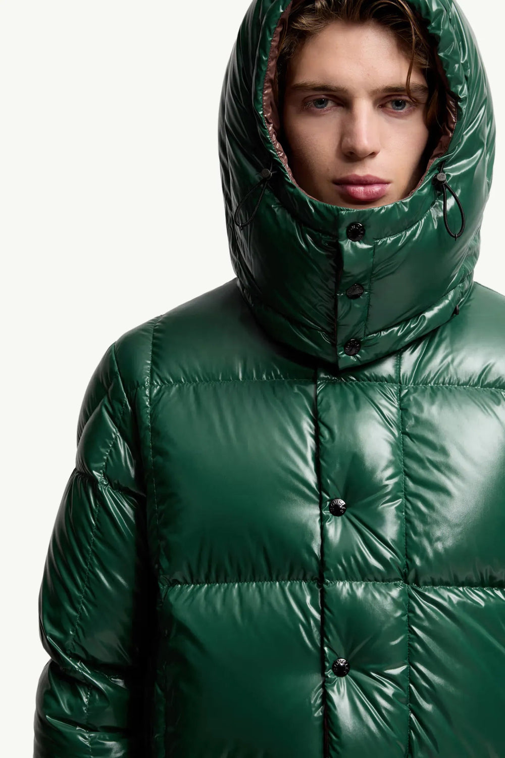 MONCLER - Doudoune courte à capuche Parana vert - Lothaire