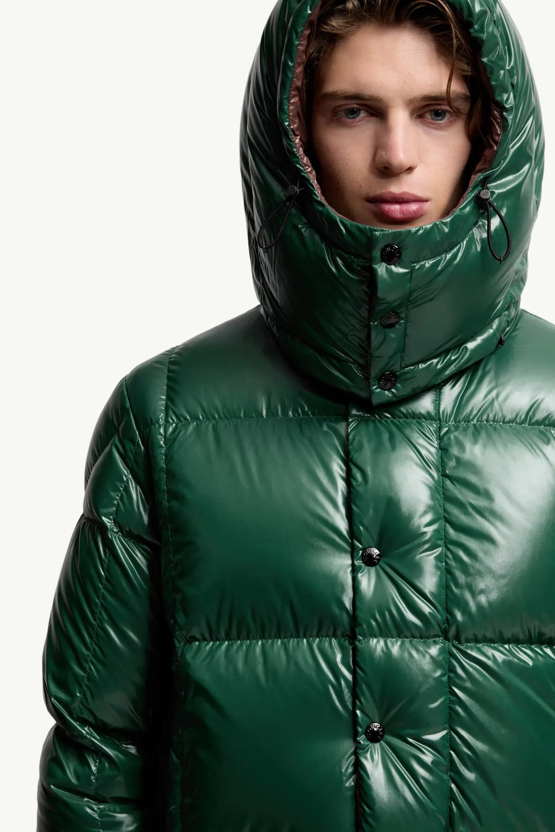 MONCLER - Doudoune courte à capuche Parana vert - Lothaire
