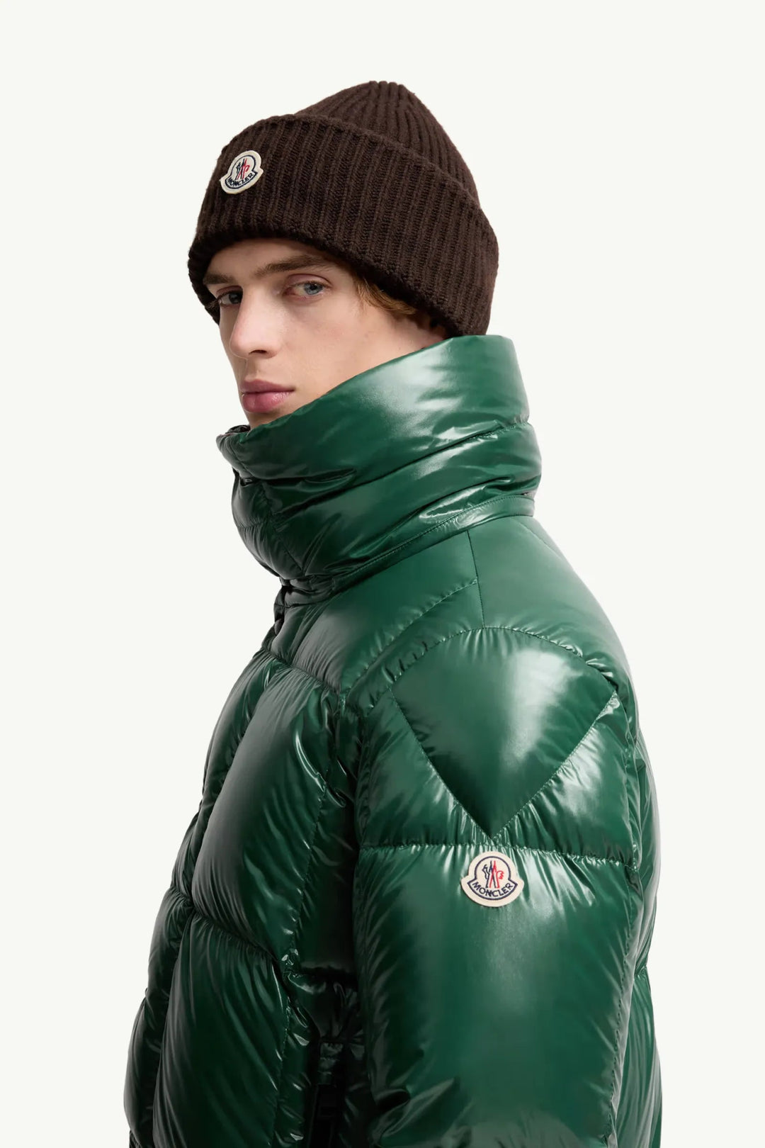 MONCLER - Doudoune courte à capuche Parana vert - Lothaire