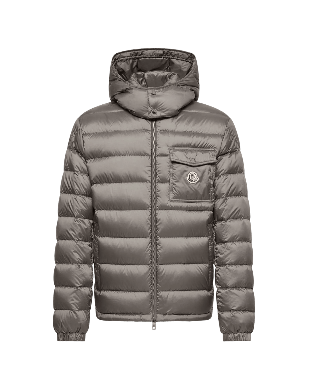 MONCLER – Doudoune courte à capuche Verith Gris - Lothaire