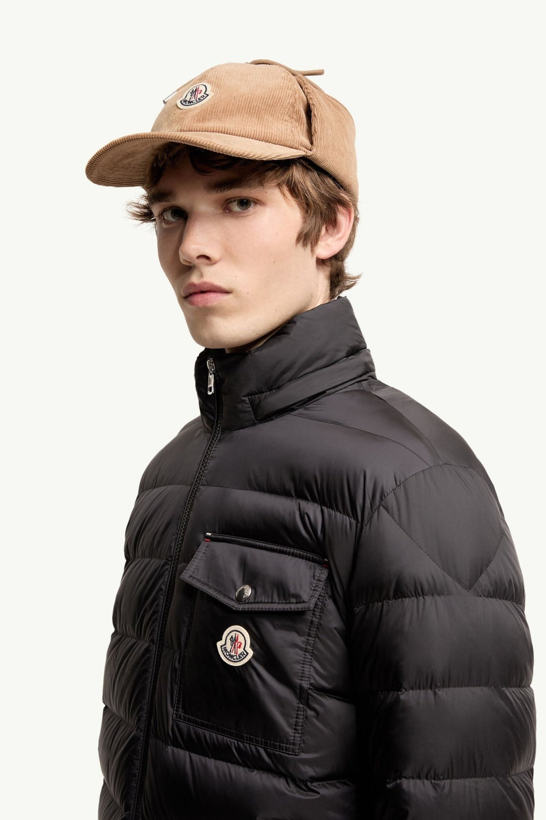 MONCLER – Doudoune courte à capuche Verith Noir - Lothaire