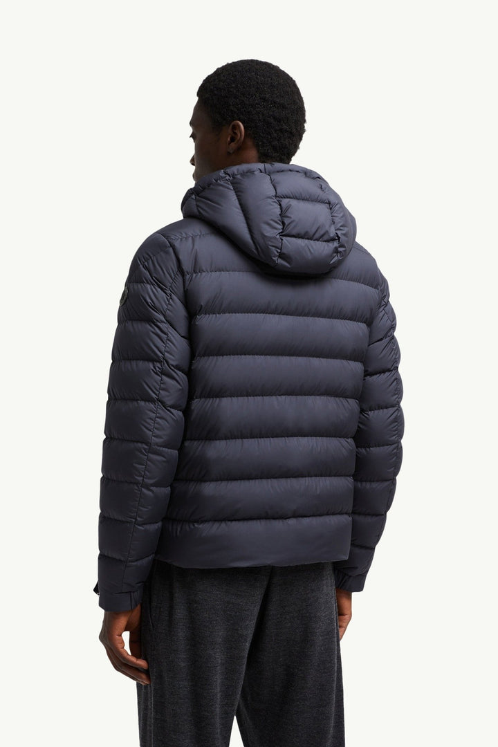 MONCLER - Doudoune Courte Arneb à Capuche Amovible Bleu Marine - Lothaire