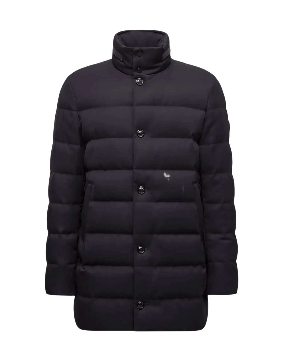 MONCLER - Doudoune longue à capuche Vallonpierre bleu marine - Lothaire