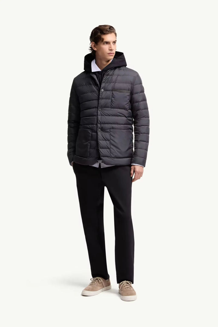 MONCLER - Doudoune mi - longue Kenai Bleu - Lothaire