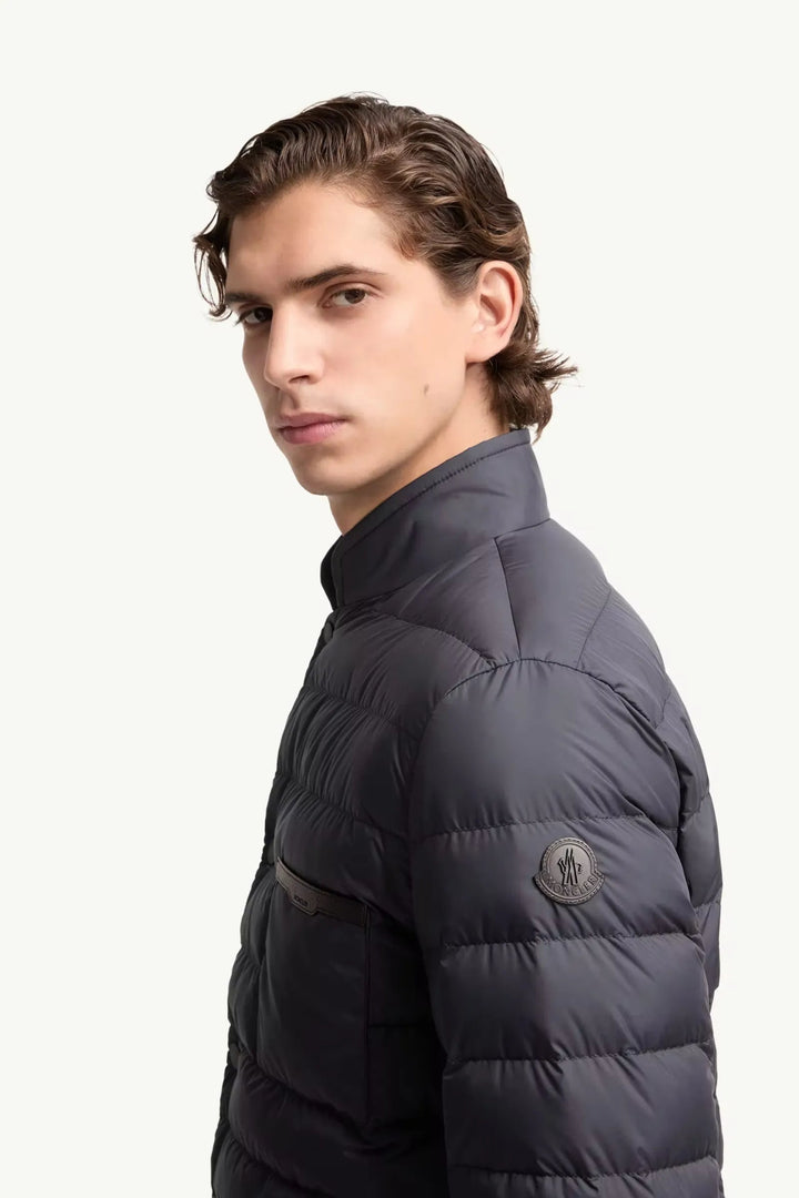 MONCLER - Doudoune mi - longue Kenai Bleu - Lothaire