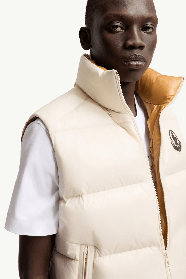 MONCLER - Doudoune sans manches Belice Blanc ivoire - Lothaire