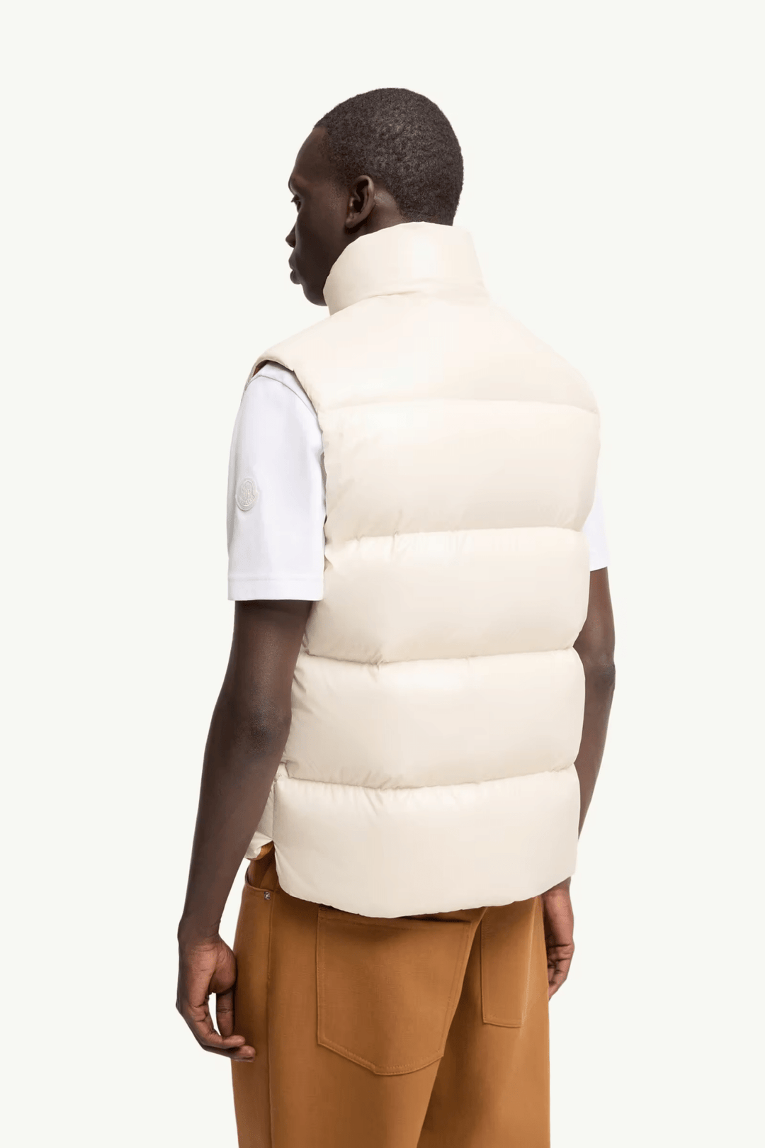 MONCLER - Doudoune sans manches Belice Blanc ivoire - Lothaire