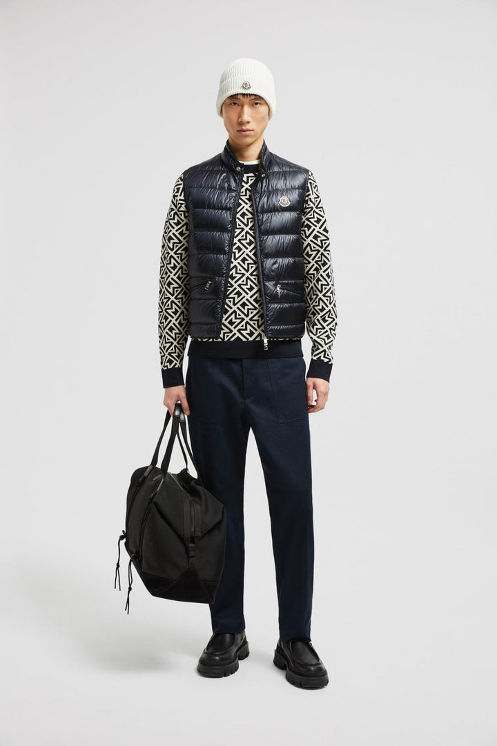 MONCLER - Doudoune sans manches Gui repliable bleu marine - Lothaire