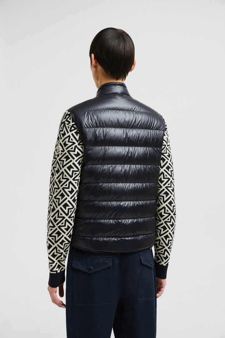 MONCLER - Doudoune sans manches Gui repliable bleu marine - Lothaire