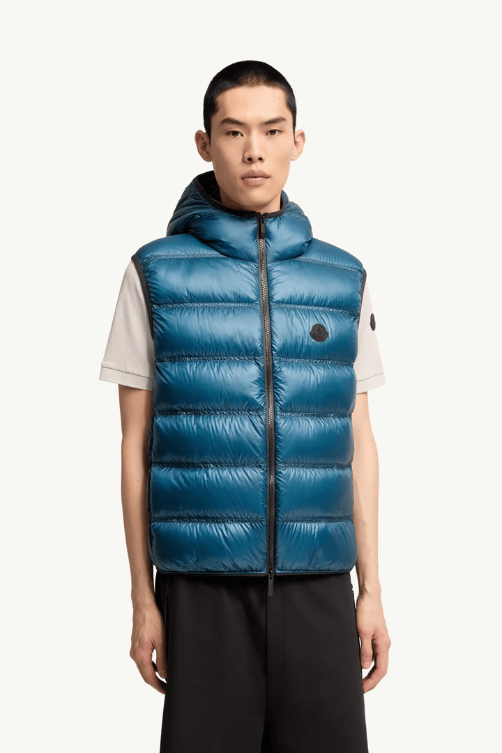 MONCLER - Doudoune sans manches Panestrel Bleu sarcelle - Lothaire