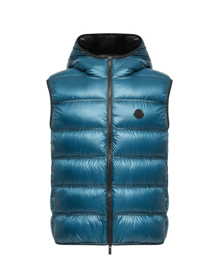 MONCLER - Doudoune sans manches Panestrel Bleu sarcelle - Lothaire