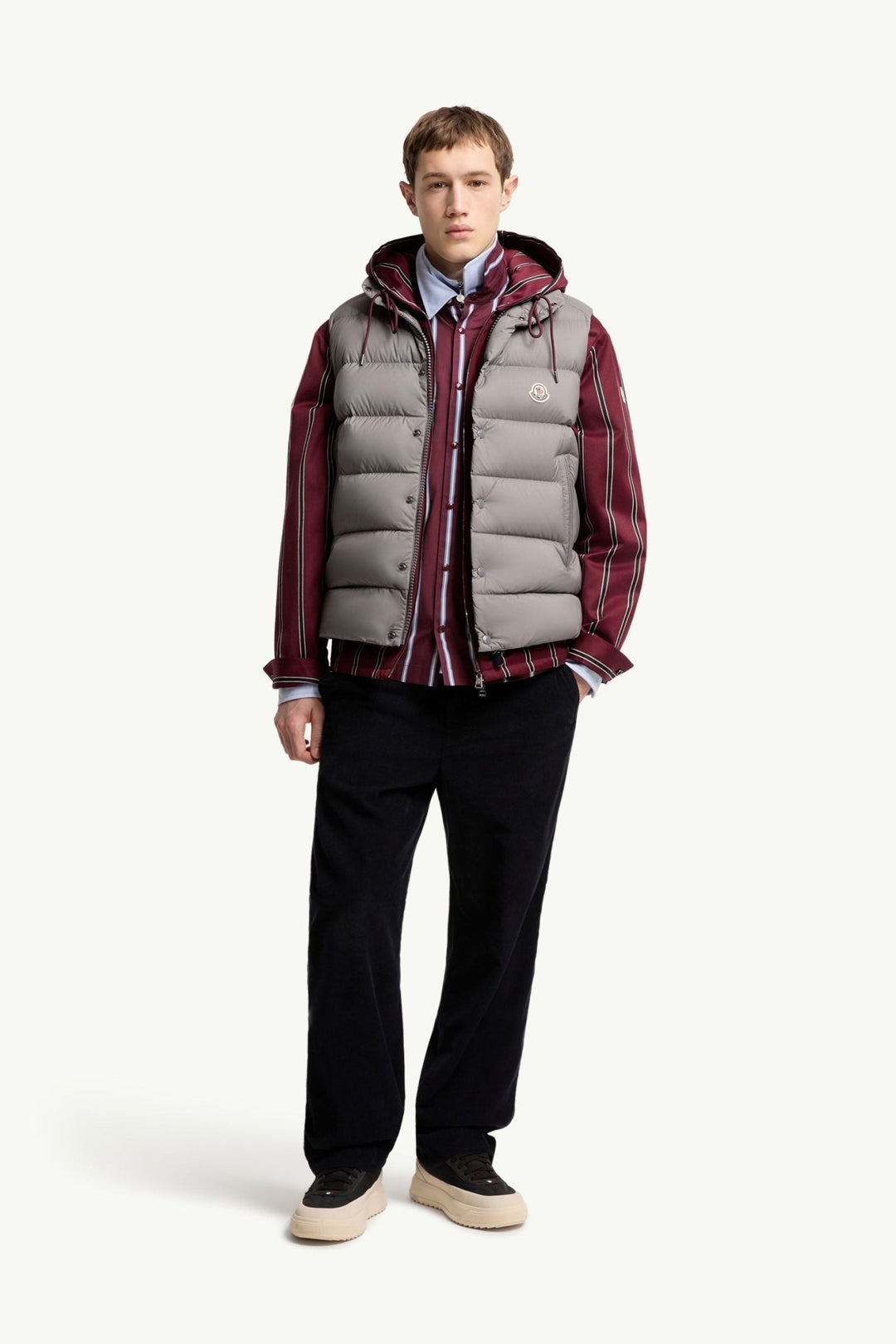MONCLER – Doudoune sans manches Tibb Grise - Lothaire