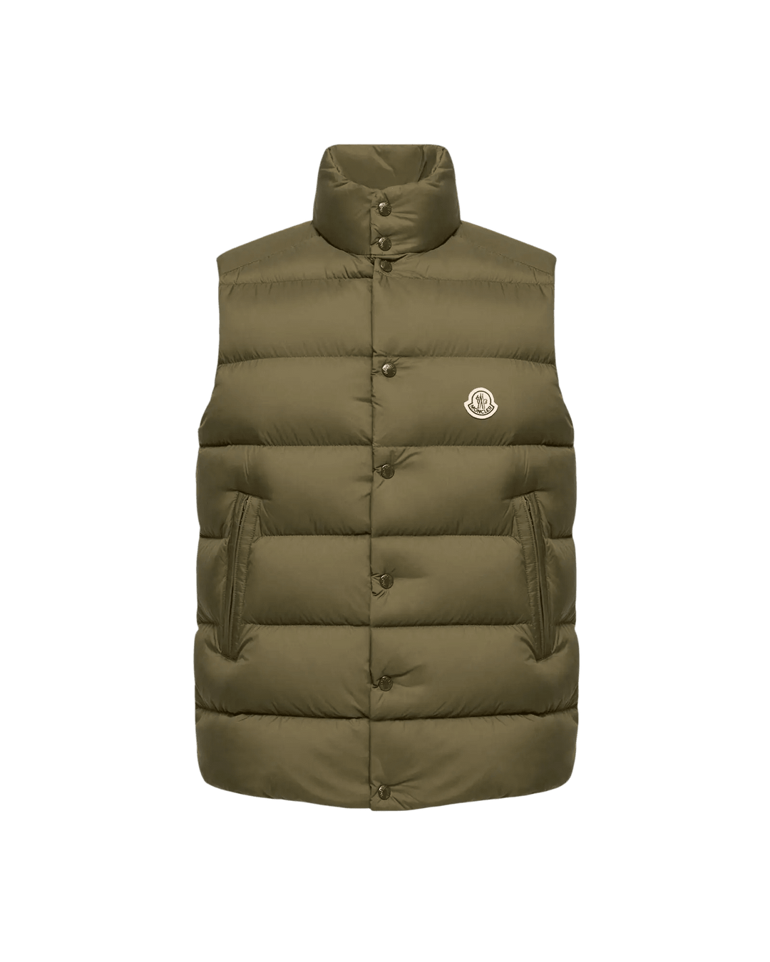 MONCLER – Doudoune sans manches Tibb Vert olive - Lothaire