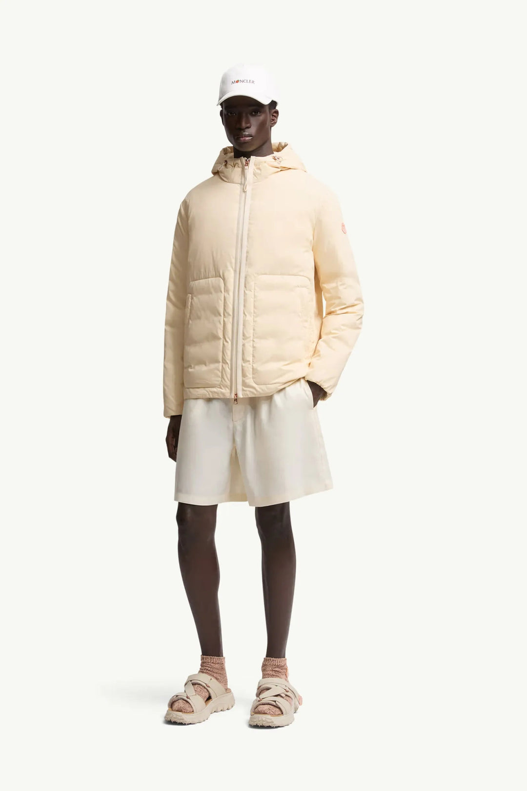 MONCLER GENIUS - Short en lin mélangé Moncler x Gilga Farm by Donald Glover BLANC miscellaneous - Lothaire