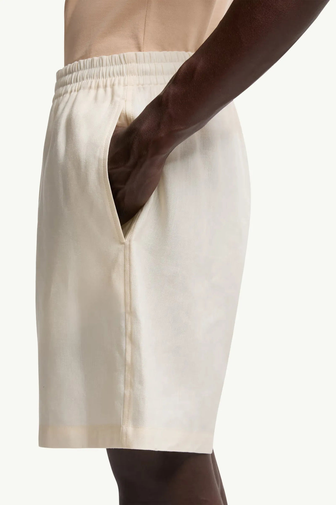 MONCLER GENIUS - Short en lin mélangé Moncler x Gilga Farm by Donald Glover BLANC miscellaneous - Lothaire
