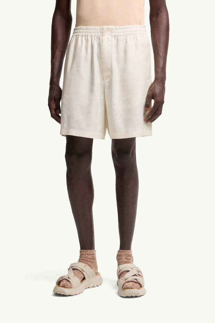 MONCLER GENIUS - Short en lin mélangé Moncler x Gilga Farm by Donald Glover BLANC miscellaneous - Lothaire