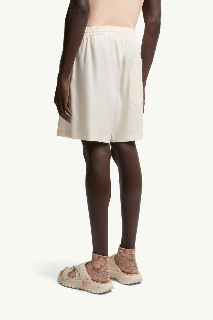 MONCLER GENIUS - Short en lin mélangé Moncler x Gilga Farm by Donald Glover BLANC miscellaneous - Lothaire
