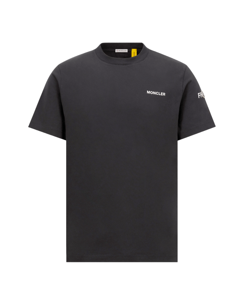 MONCLER GENIUS - T-shirt en coton à maxi logo Moncler x FRGMT noir - Lothaire