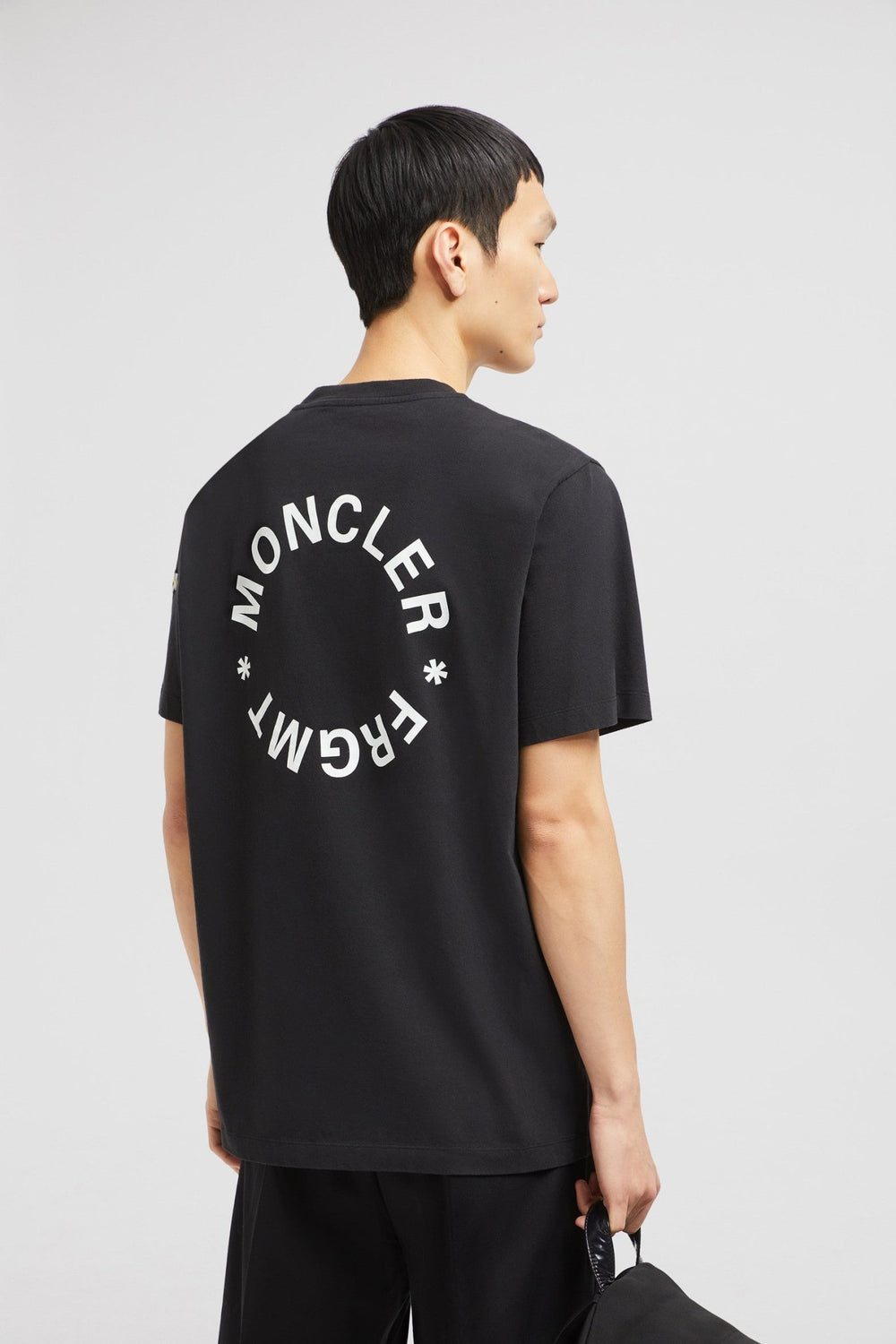 MONCLER GENIUS - T-shirt en coton à maxi logo Moncler x FRGMT noir - Lothaire