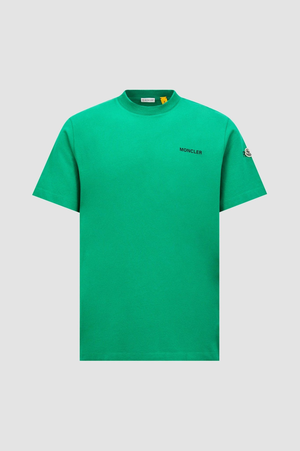 MONCLER GENIUS - T-shirt en coton à maxi logo Moncler x FRGMT vert - Lothaire