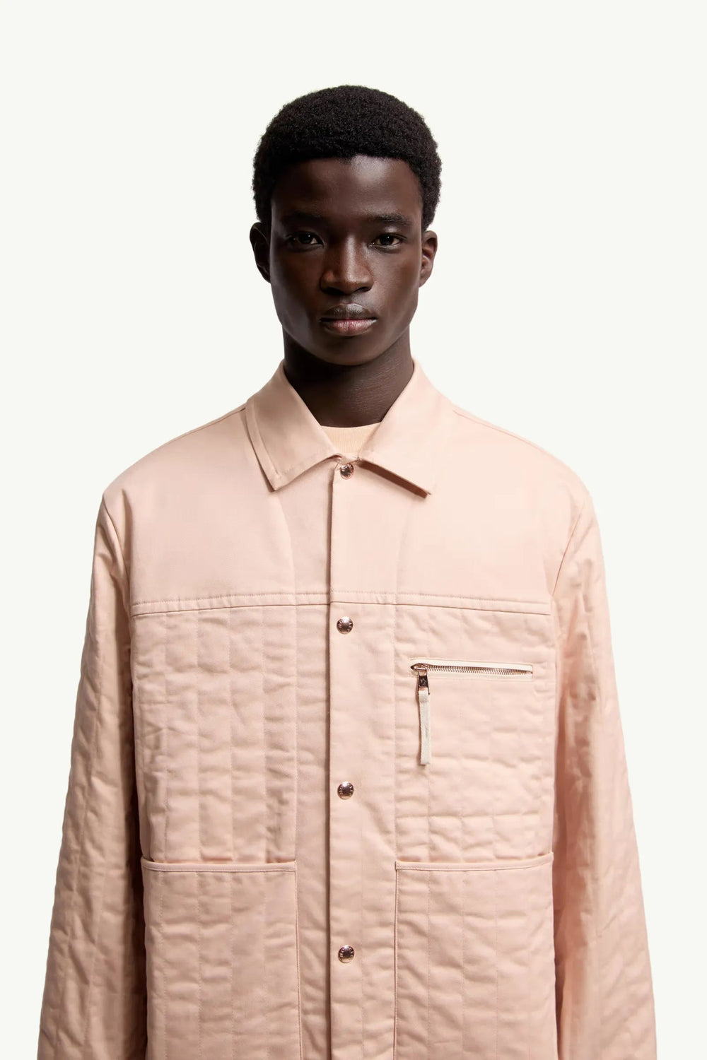MONCLER GENIUS - Veste - chemise matelassée Kishus Moncler x Gilga Farm by Donald Glover rose - Lothaire