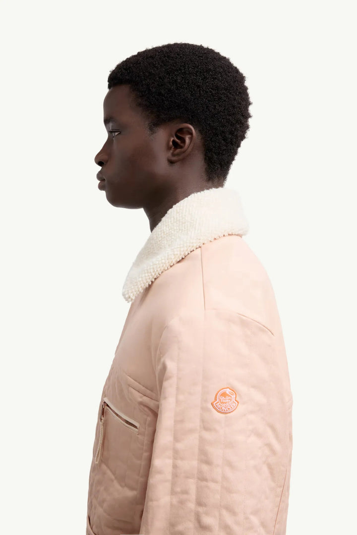 MONCLER GENIUS - Veste - chemise matelassée Kishus Moncler x Gilga Farm by Donald Glover rose - Lothaire