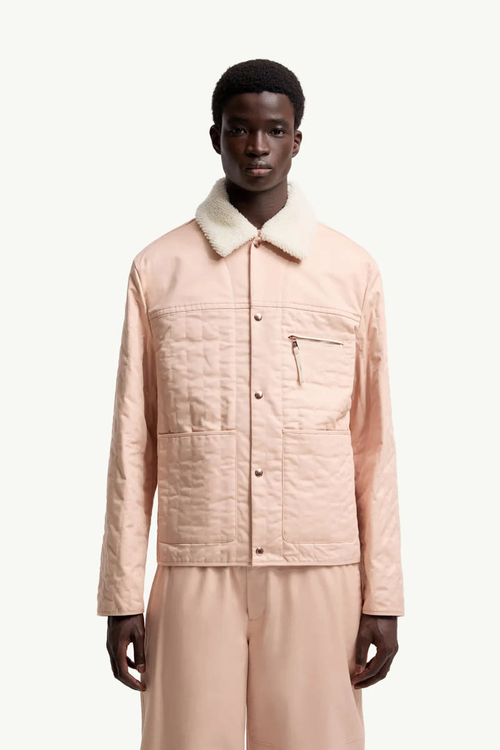MONCLER GENIUS - Veste - chemise matelassée Kishus Moncler x Gilga Farm by Donald Glover rose - Lothaire