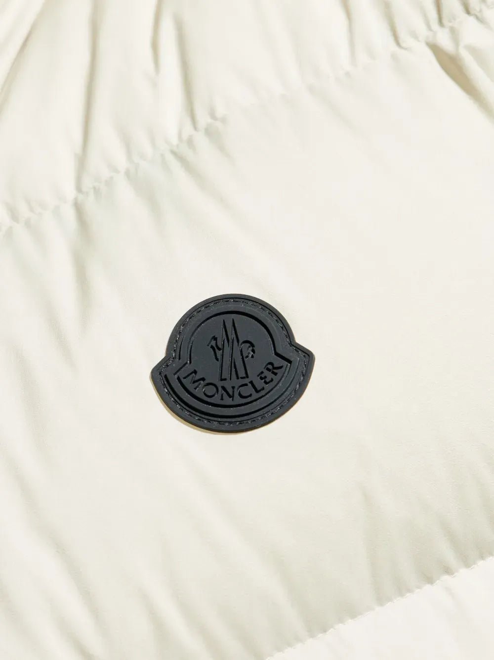 MONCLER - Gilet Guersac à capuche beige - Lothaire