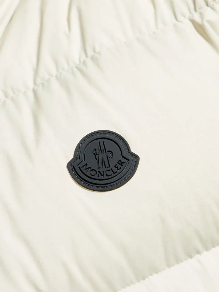MONCLER - Gilet Guersac à capuche beige - Lothaire