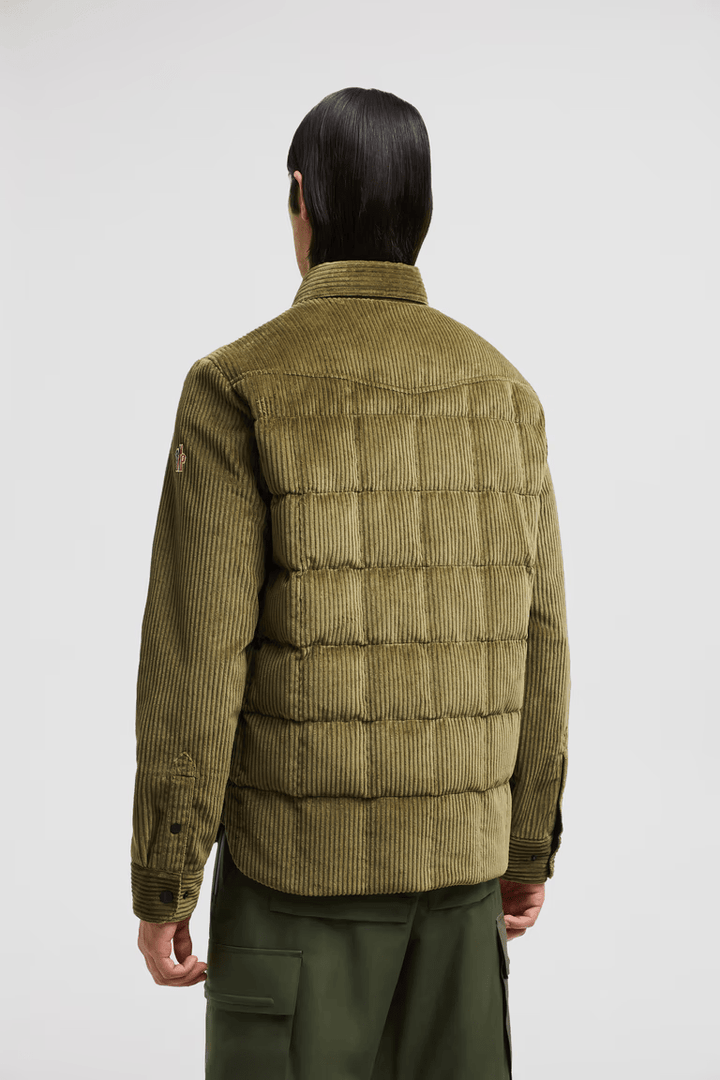 MONCLER GRENOBLE - Doudoune - chemise Gelt côtelée Verte - Lothaire