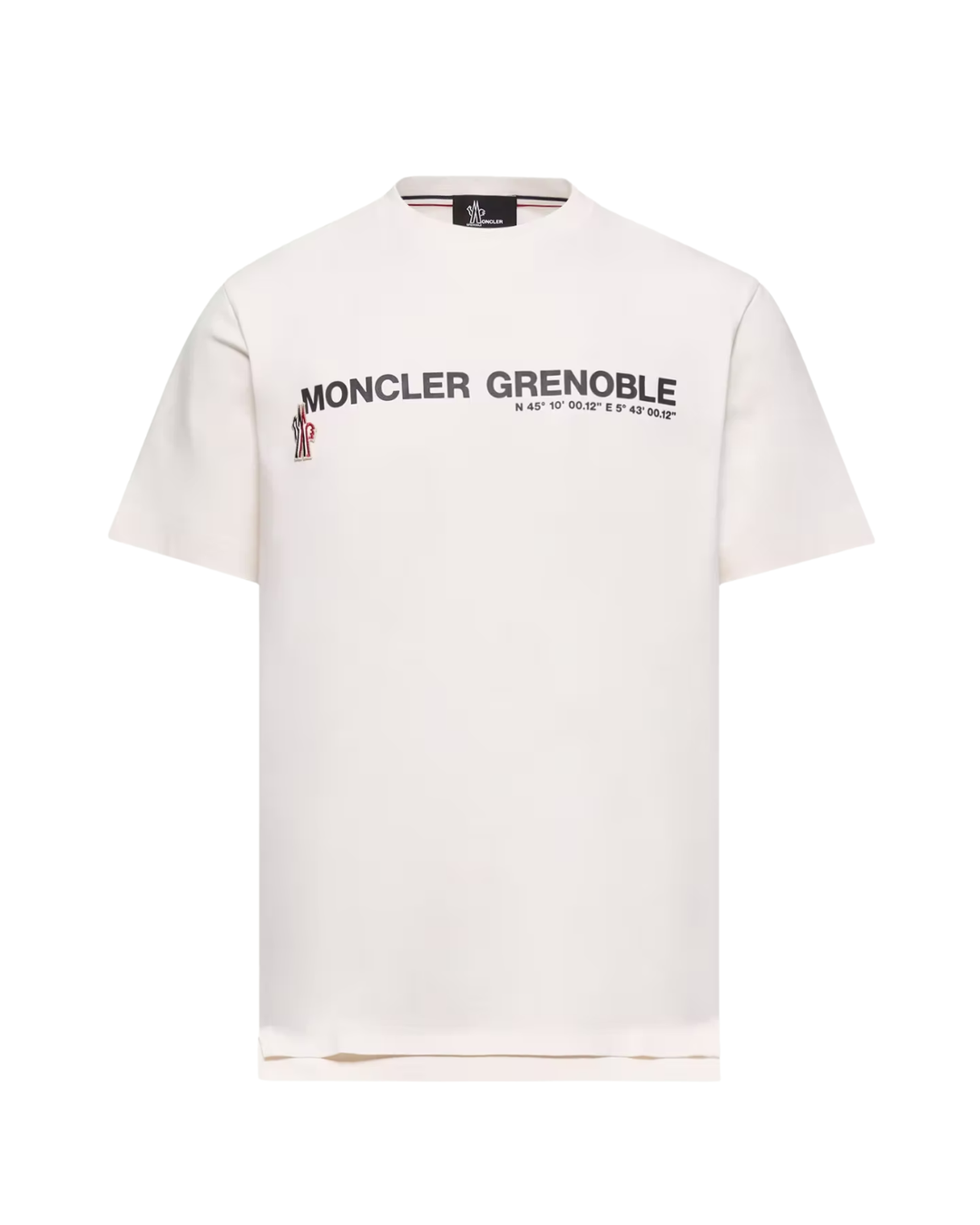 MONCLER - Logo Cotton Blend T-Shirt Blanc - Lothaire