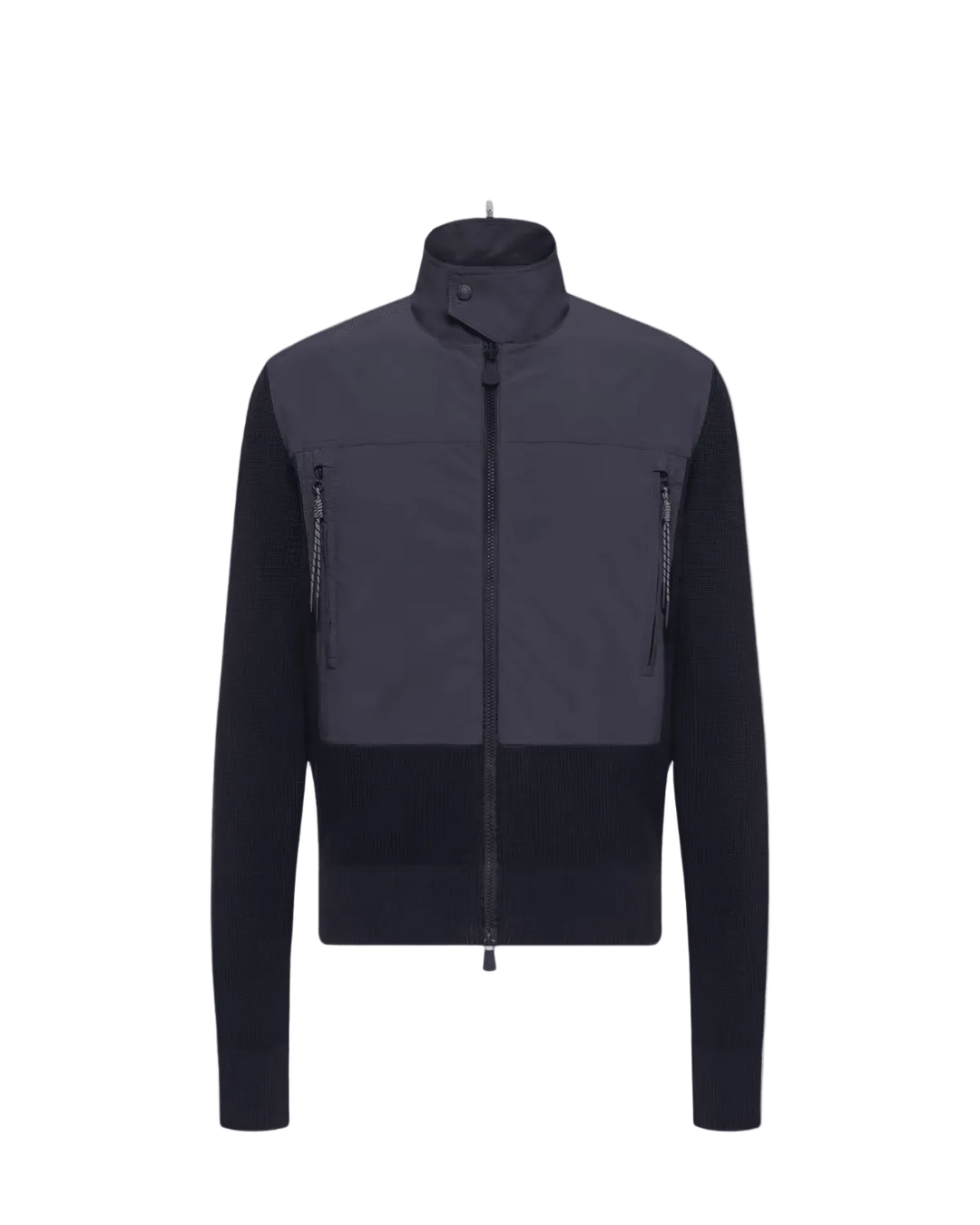 MONCLER - Padded Zip - Up Cotton Cardigan Marine - Lothaire
